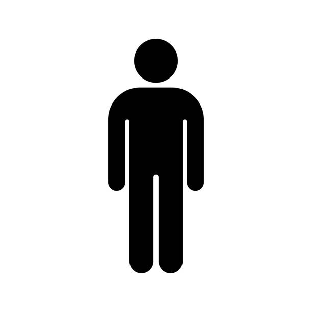 Vector single man icon